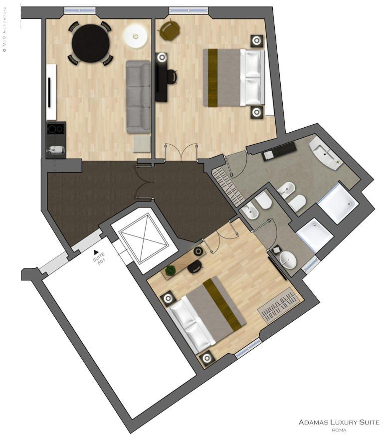 Adamas Luxury Suite 501 Rome Exterior photo